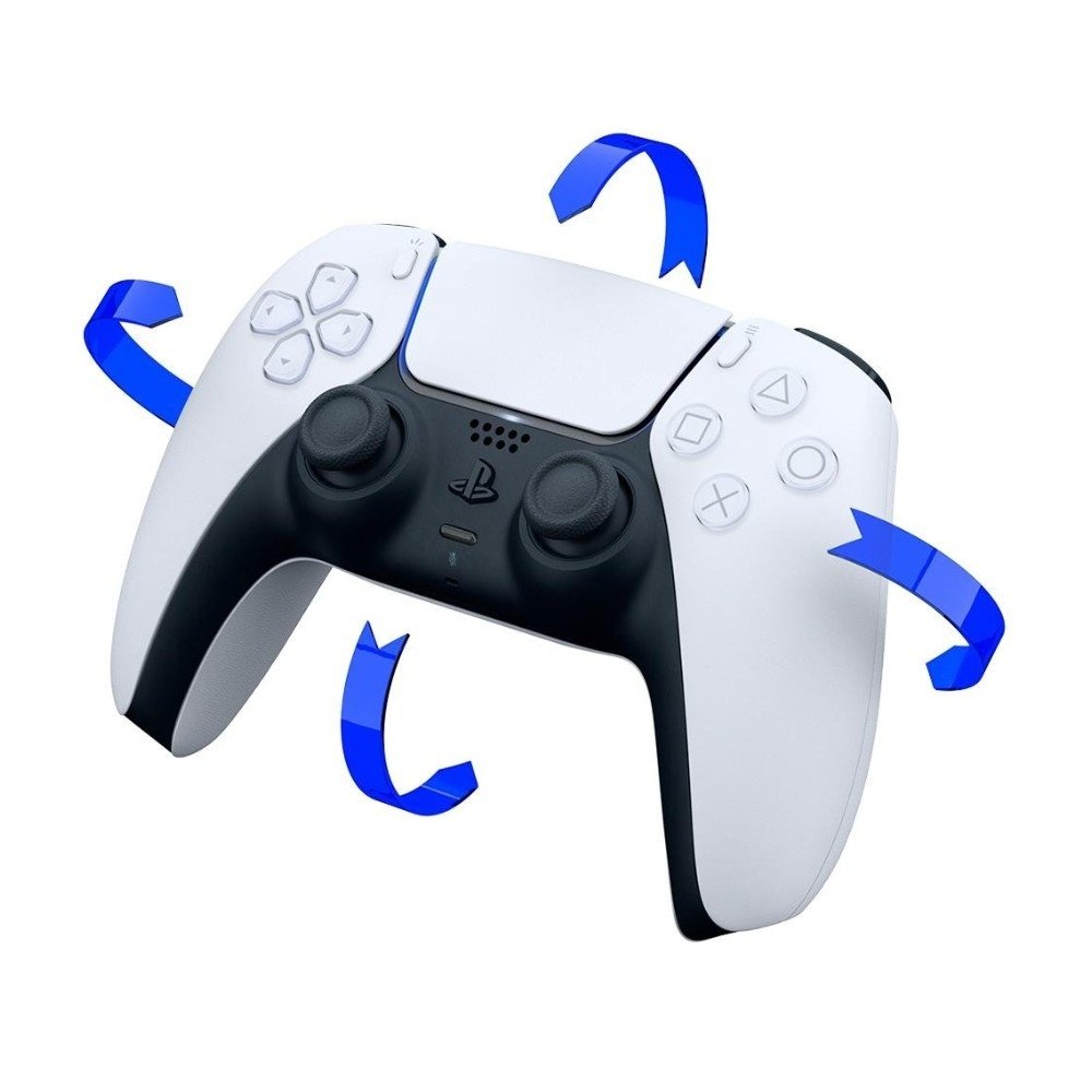 Controle Sem Fio Sony DualSense, PlayStation 5, Bluetooth, Branco - 3005767
