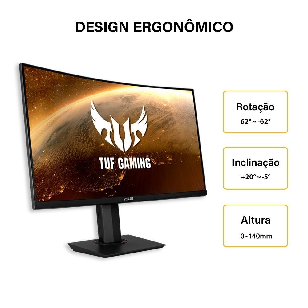 Monitor Asus TUF Gaming VG32VQ, 144hz | KaBuM!