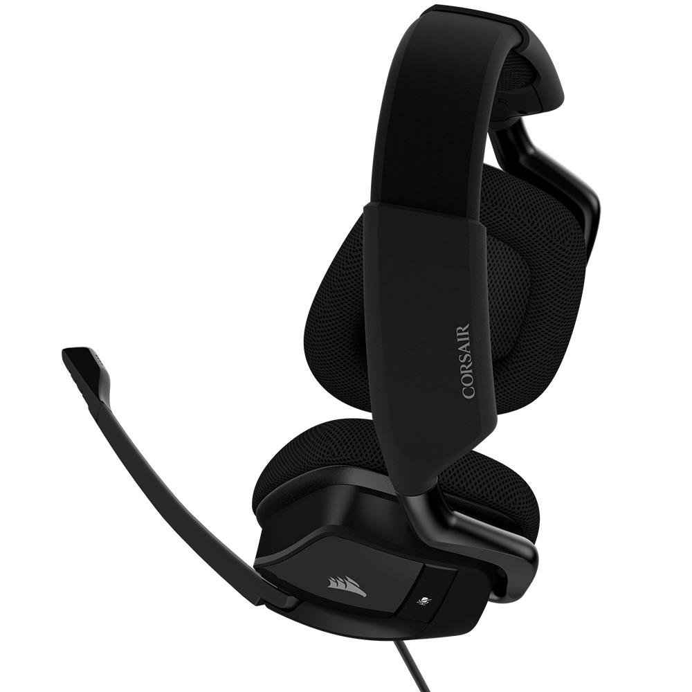 Headset Gamer Corsair Void Elite USB/P2, 7.1 Surround, Drivers 50 mm, Carbono - CA-9011205-NA Headset Gamer Corsair Void Elite USB/P2, 7.1 Surround, Drivers 50 mm, Carbono - CA-9011205-NA