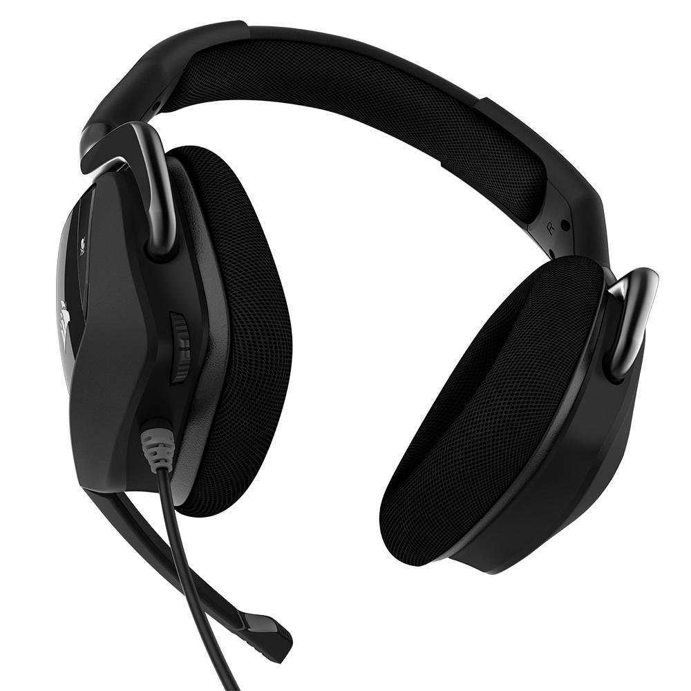 Headset Gamer Corsair Void Elite USB/P2, 7.1 Surround, Drivers 50 mm, Carbono - CA-9011205-NA Headset Gamer Corsair Void Elite USB/P2, 7.1 Surround, Drivers 50 mm, Carbono - CA-9011205-NA