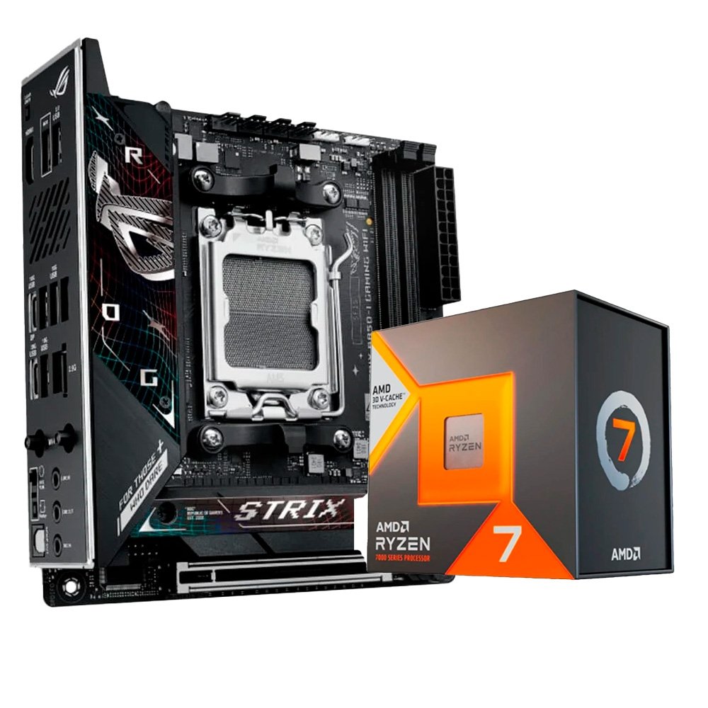 Kit Upgrade Ryzen 7 7800X3D e ROG Strix B850-I WiF