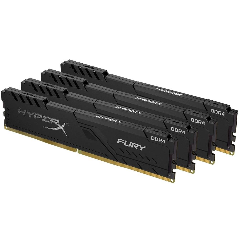 Memória HyperX Fury, 16GB (4x4GB), 3000MHz, DDR4, Preto