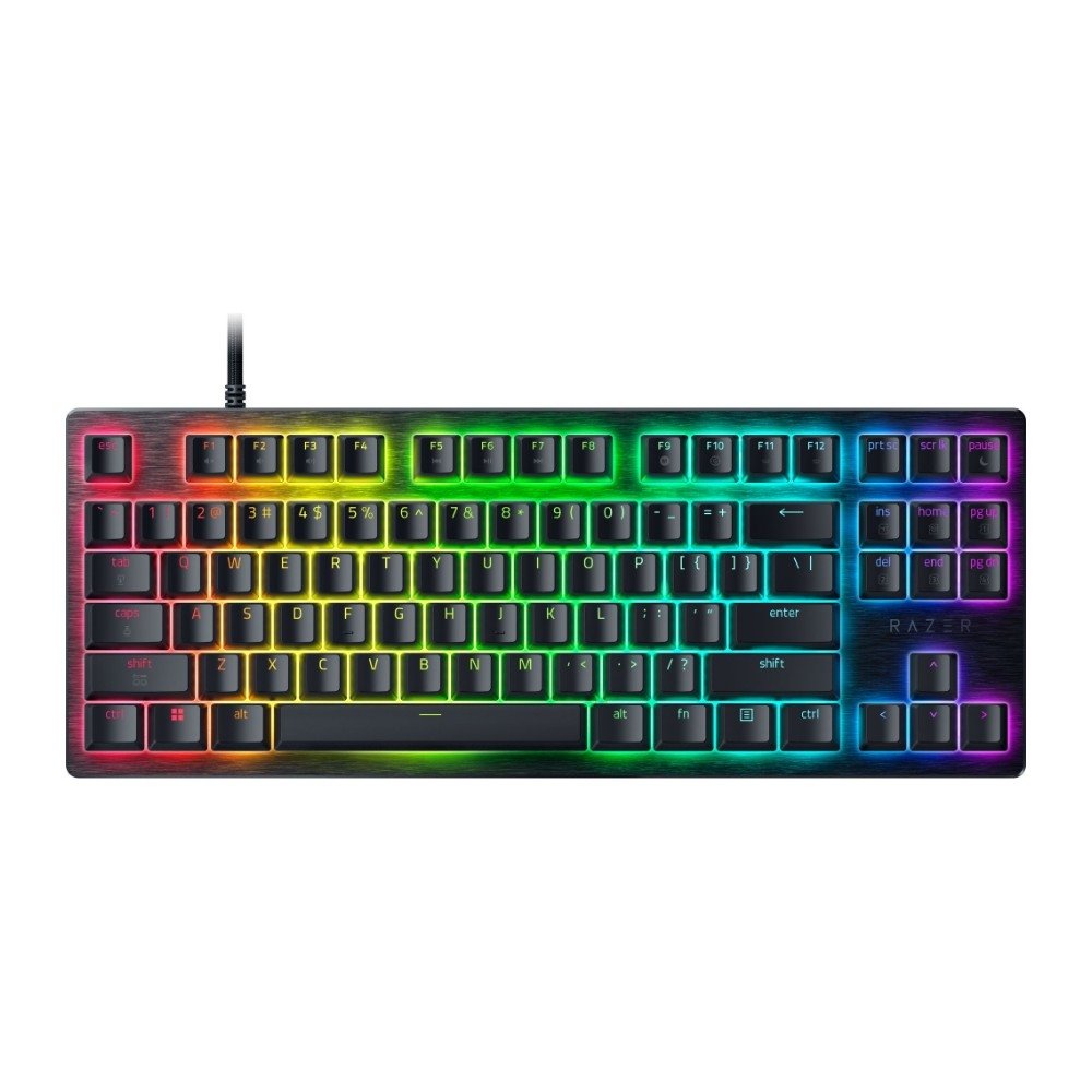 Teclado Mecânico Gamer Razer Huntsman V3 HE Tenkeyless, Switch Magnético, 8KHz, Rapid Trigger, USB-C, RGB, Preto - RZ03-05920200-R3U1 Teclado Mecânico Gamer Razer Huntsman V3 HE Tenkeyless, Switch Magnético, 8KHz, Rapid Trigger, USB-C, RGB, Preto - RZ03-05920200-R3U1