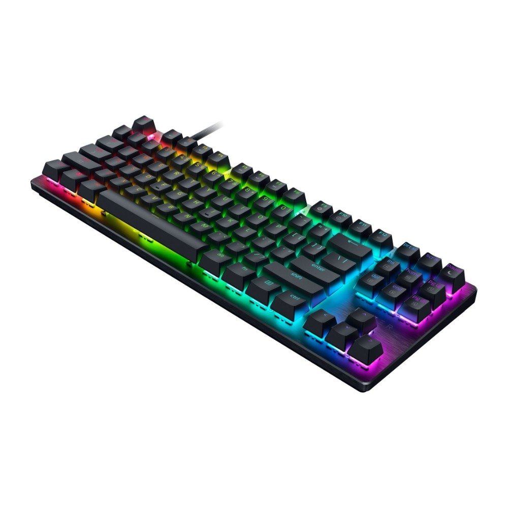 Teclado Mecânico Gamer Razer Huntsman V3 HE Tenkeyless, Switch Magnético, 8KHz, Rapid Trigger, USB-C, RGB, Preto - RZ03-05920200-R3U1 Teclado Mecânico Gamer Razer Huntsman V3 HE Tenkeyless, Switch Magnético, 8KHz, Rapid Trigger, USB-C, RGB, Preto - RZ03-05920200-R3U1