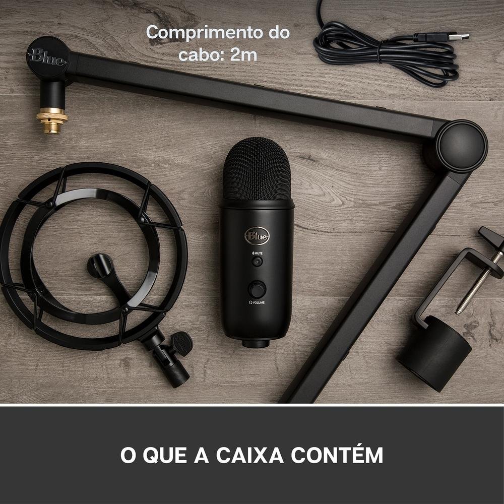 Blue Microphones Yeticaster ストリーミングセット Microfone Condensador Blue Yeticaster Podcast | KaBuM!