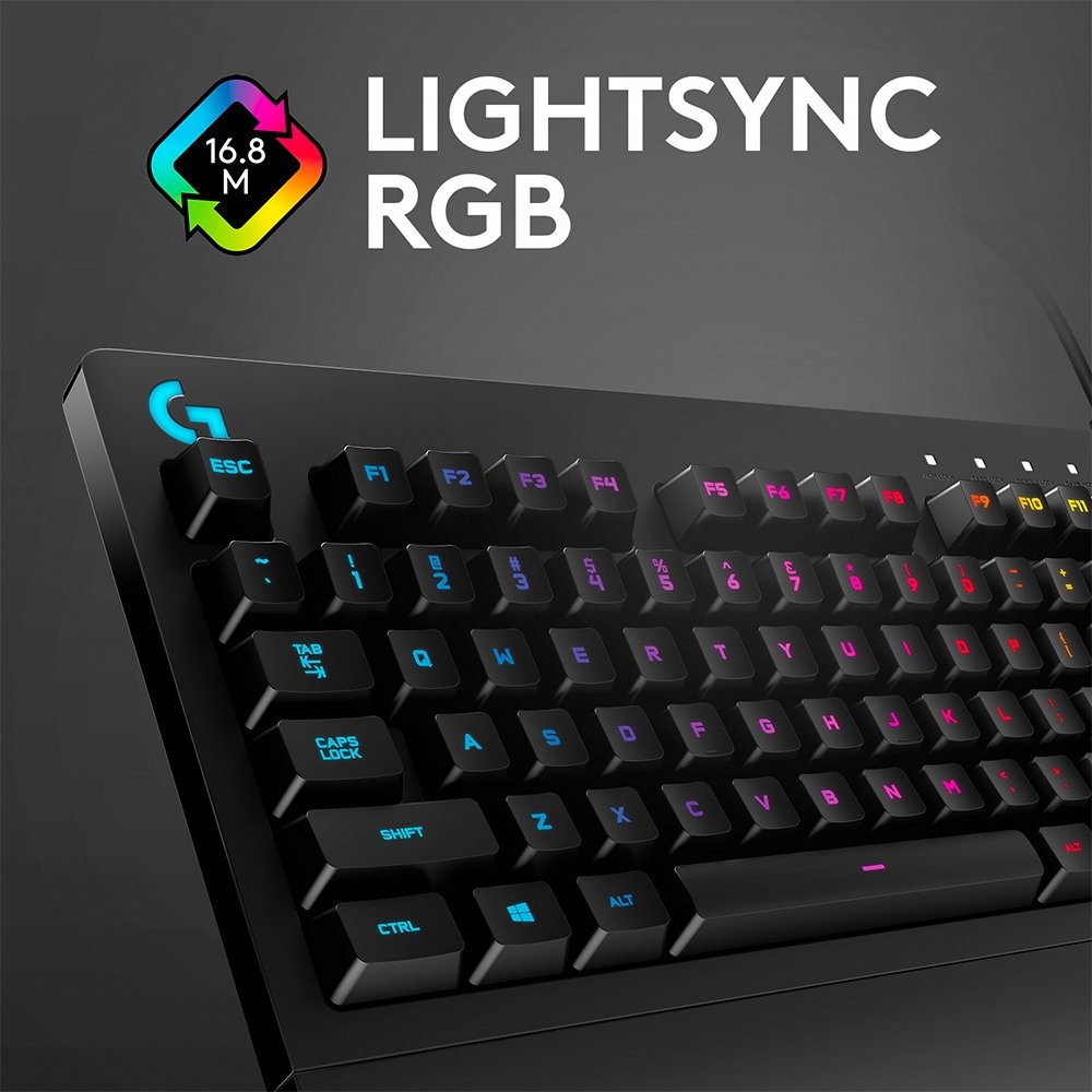 Teclado Gamer Logitech G213, RGB LIGHTSYNC, Controles de Mídia Dedicados, Design Durável Resistente à Respingos, ABNT2, Preto - 920-009438 Teclado Gamer Logitech G213, RGB LIGHTSYNC, Controles de Mídia Dedicados, Design Durável Resistente à Respingos, ABNT2, Preto - 920-009438