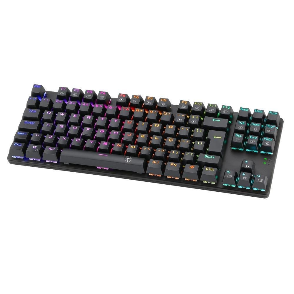 Teclado Mecânico Gamer T-Dagger Bora, RGB, Switch Outemu Brown, PT, Preto - T-TGK315-BROWN Teclado Mecânico Gamer T-Dagger Bora, RGB, Switch Outemu Brown, PT, Preto - T-TGK315-BROWN