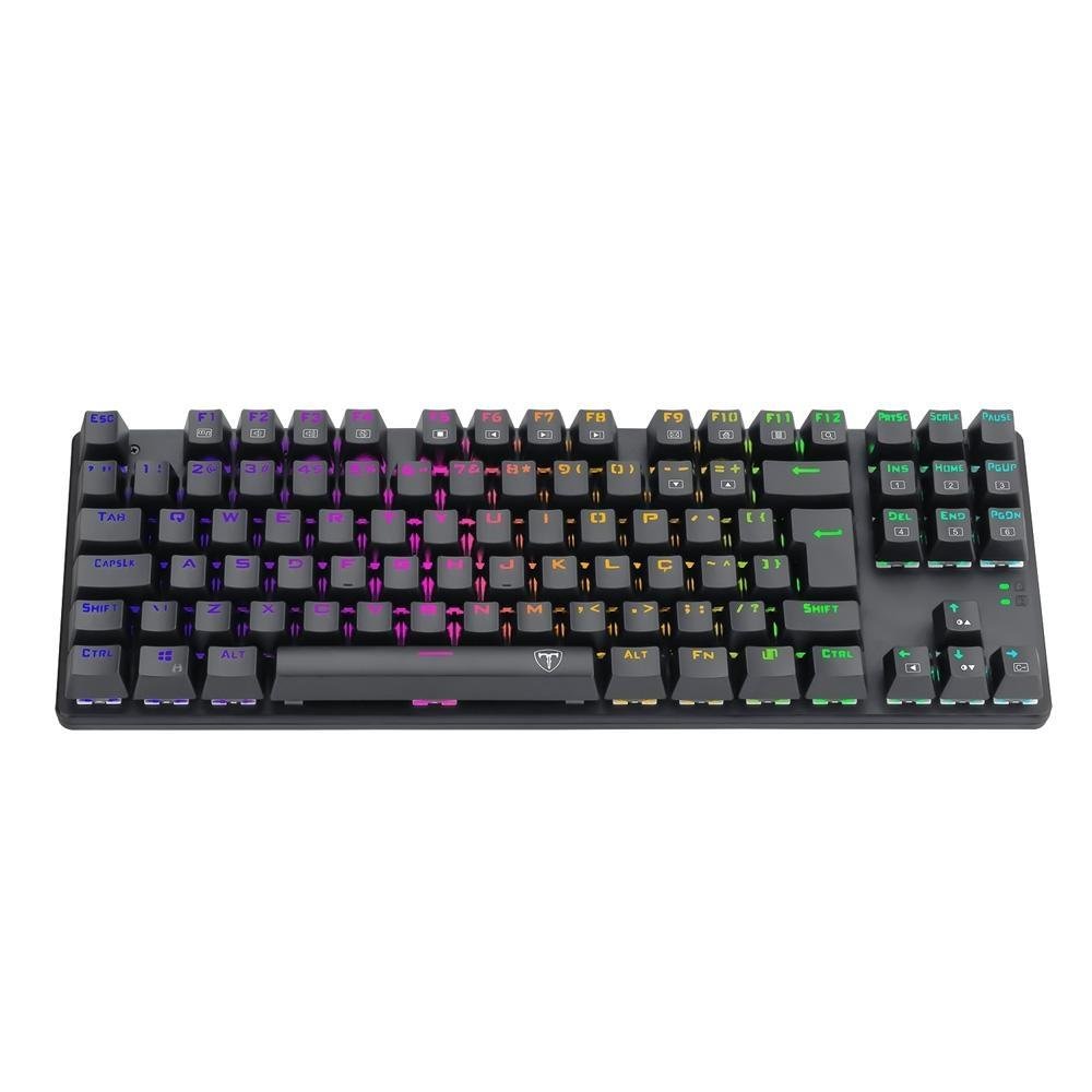 Teclado Mecânico Gamer T-Dagger Bora, RGB, Switch Outemu Brown, PT, Preto - T-TGK315-BROWN Teclado Mecânico Gamer T-Dagger Bora, RGB, Switch Outemu Brown, PT, Preto - T-TGK315-BROWN