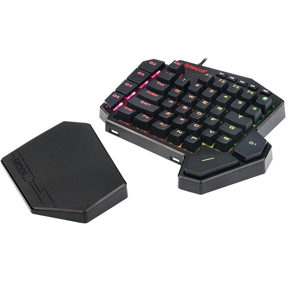 Mini Teclado Mecânico Gamer Redragon Ida Diti, RGB, Switch Outemu Blue - K585