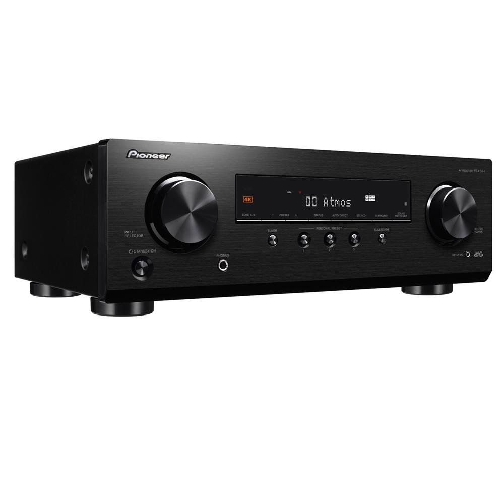 Receiver Pioneer VSX-534, 5 Canais, Ultra HD 4K, Bluetooth, Dolby Atmos, 110V - VSX-534 Receiver Pioneer VSX-534, 5 Canais, Ultra HD 4K, Bluetooth, Dolby Atmos, 110V - VSX-534