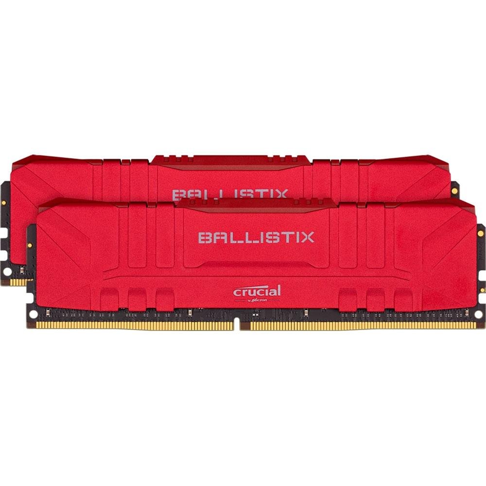 メモリー Crucial Ballistix DDR4-3600 64GB 32GBx2 Memória Crucial Ballistix Sport LT, 64GB (2X32GB), 3200MHz, DDR4