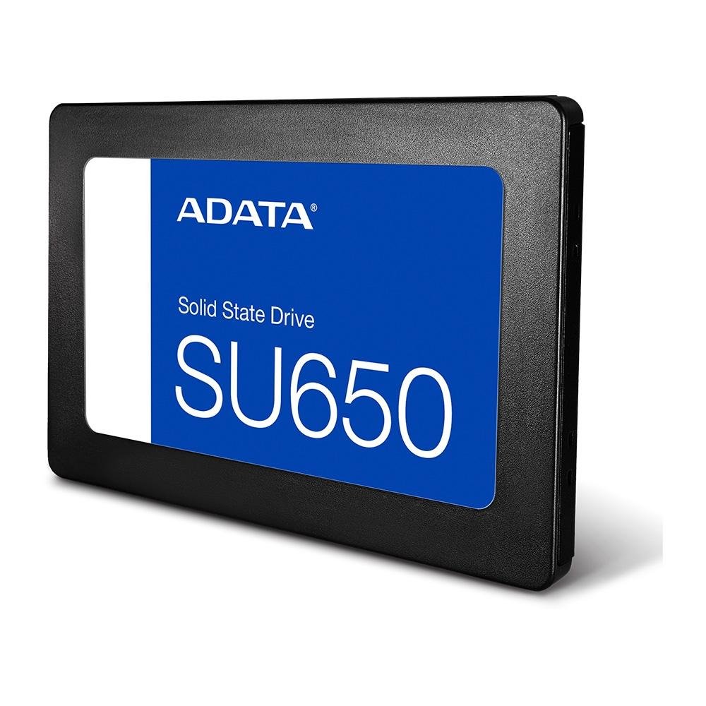 SSD Adata SU650, 960GB, SATA III, 2.5", Leitura: 520MB/s, Gravação: 450MB/s, Preto - ASU650SS-960GT-R SSD Adata SU650, 960GB, SATA III, 2.5", Leitura: 520MB/s, Gravação: 450MB/s, Preto - ASU650SS-960GT-R