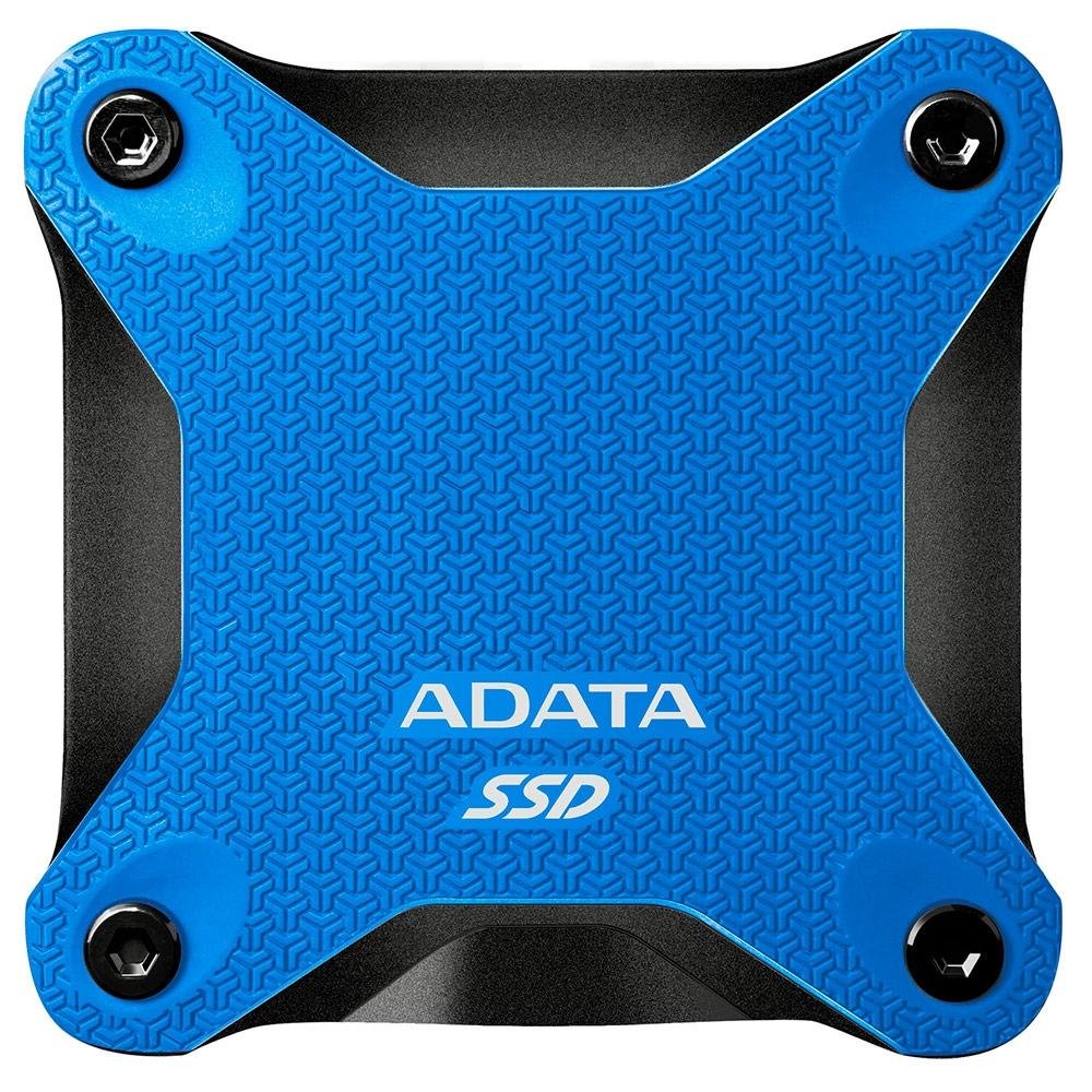 SSD Externo Adata SD600Q, 240GB, USB 3.2, Azul - ASD600Q-240GU31-CBL SSD Externo Adata SD600Q, 240GB, USB 3.2, Azul - ASD600Q-240GU31-CBL