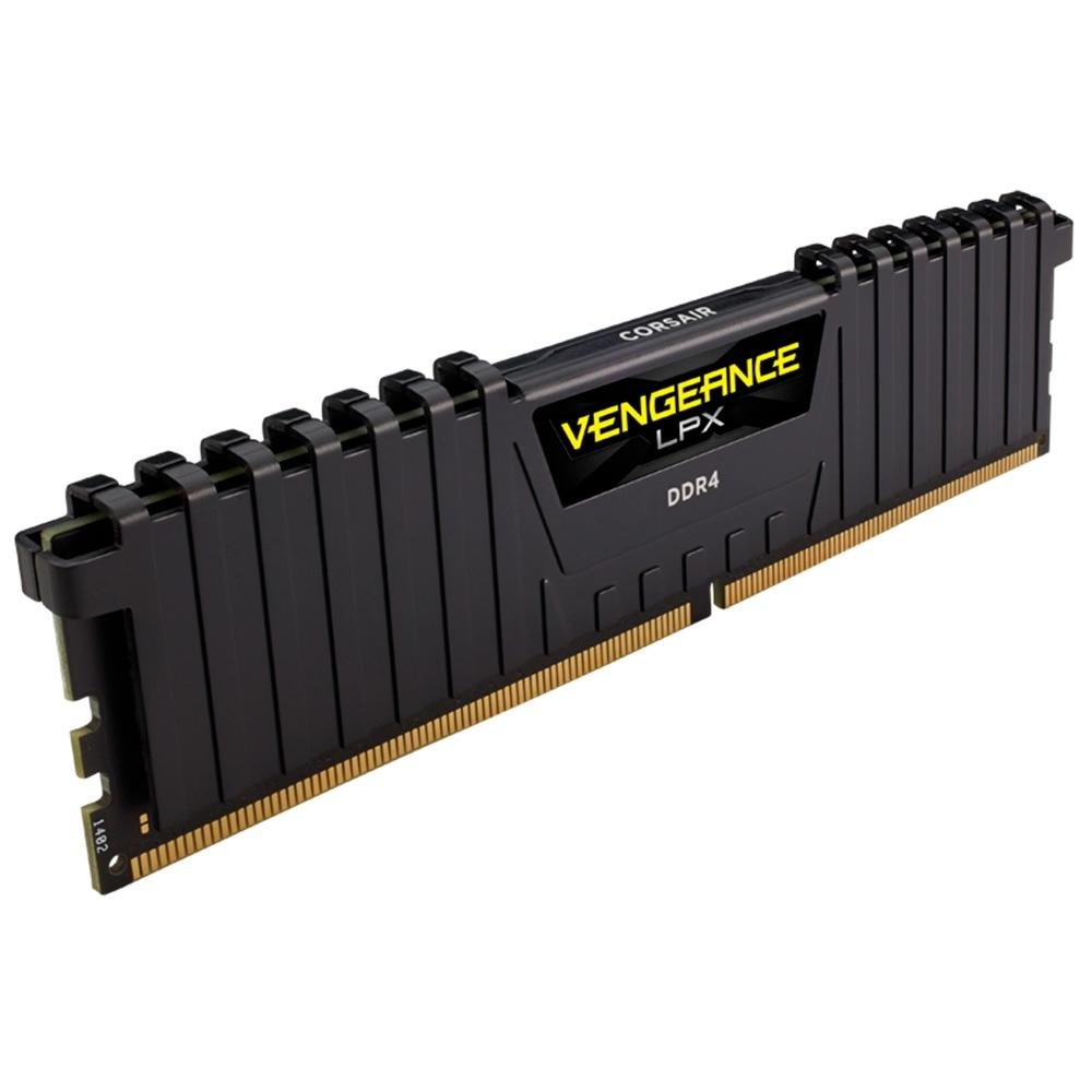 Memória RAM Corsair Vengeance LPX, 32GB (2x16GB) 2400MHz DDR4 CL16 Black - CMK32GX4M2A2400C16 Memória RAM Corsair Vengeance LPX, 32GB (2x16GB) 2400MHz DDR4 CL16 Black - CMK32GX4M2A2400C16