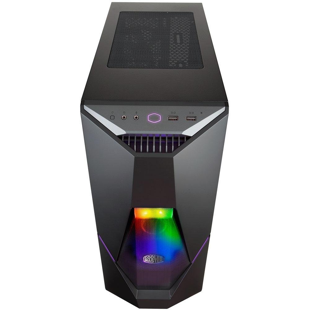 Gabinete Gamer Cooler Master MasterBox K500 ARGB, Mid Tower, ARGB, com FAN, Lateral em Vidro - MCB-K500D-KGNN-S02 Gabinete Gamer Cooler Master MasterBox K500 ARGB, Mid Tower, ARGB, com FAN, Lateral em Vidro - MCB-K500D-KGNN-S02