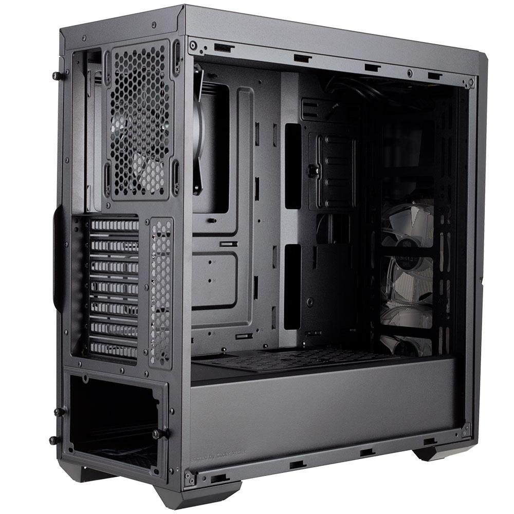 Gabinete Gamer Cooler Master MasterBox K500 ARGB, Mid Tower, ARGB, com FAN, Lateral em Vidro - MCB-K500D-KGNN-S02 Gabinete Gamer Cooler Master MasterBox K500 ARGB, Mid Tower, ARGB, com FAN, Lateral em Vidro - MCB-K500D-KGNN-S02