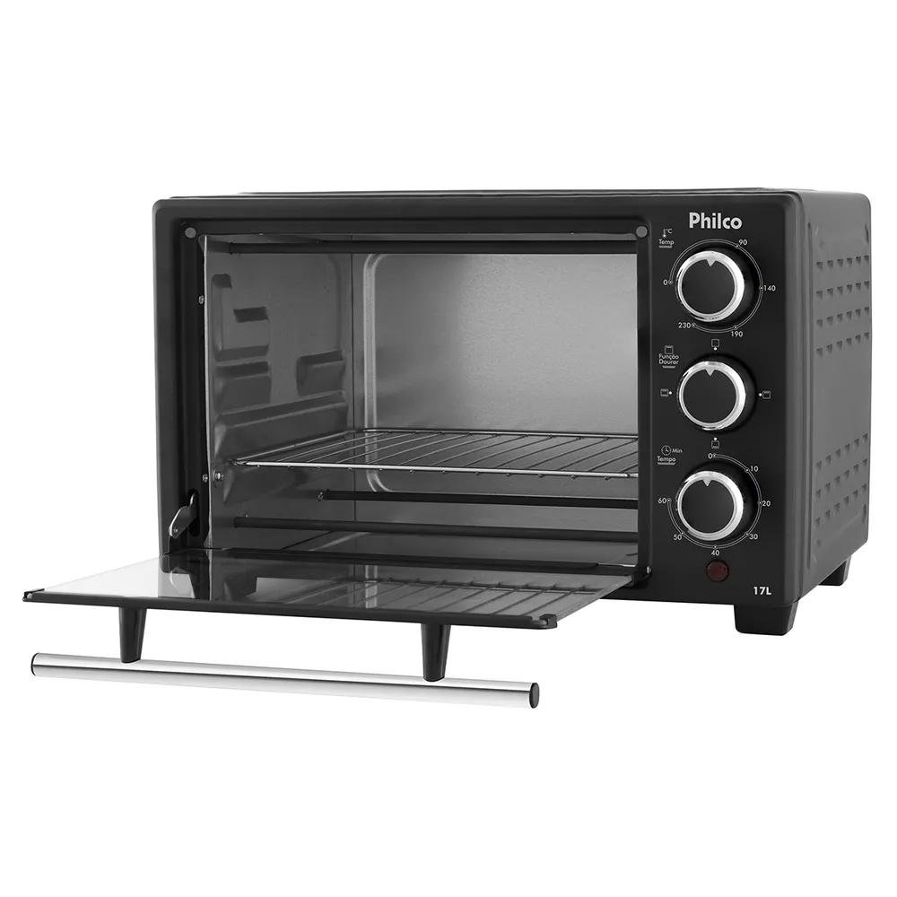 Forno Elétrico Philco PFE17P, 17 Litros, 220V, Preto - 56102088 Forno Elétrico Philco PFE17P, 17 Litros, 220V, Preto - 56102088