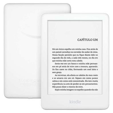 Kindle 10ª Geração, Branco, Luz Integrada, Wi-Fi, 8GB - AO0773