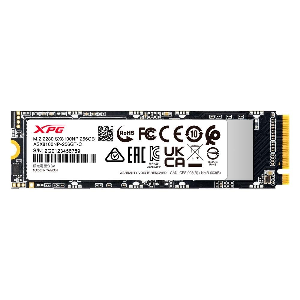 SSD 256 GB XPG SX8100 | KaBuM!