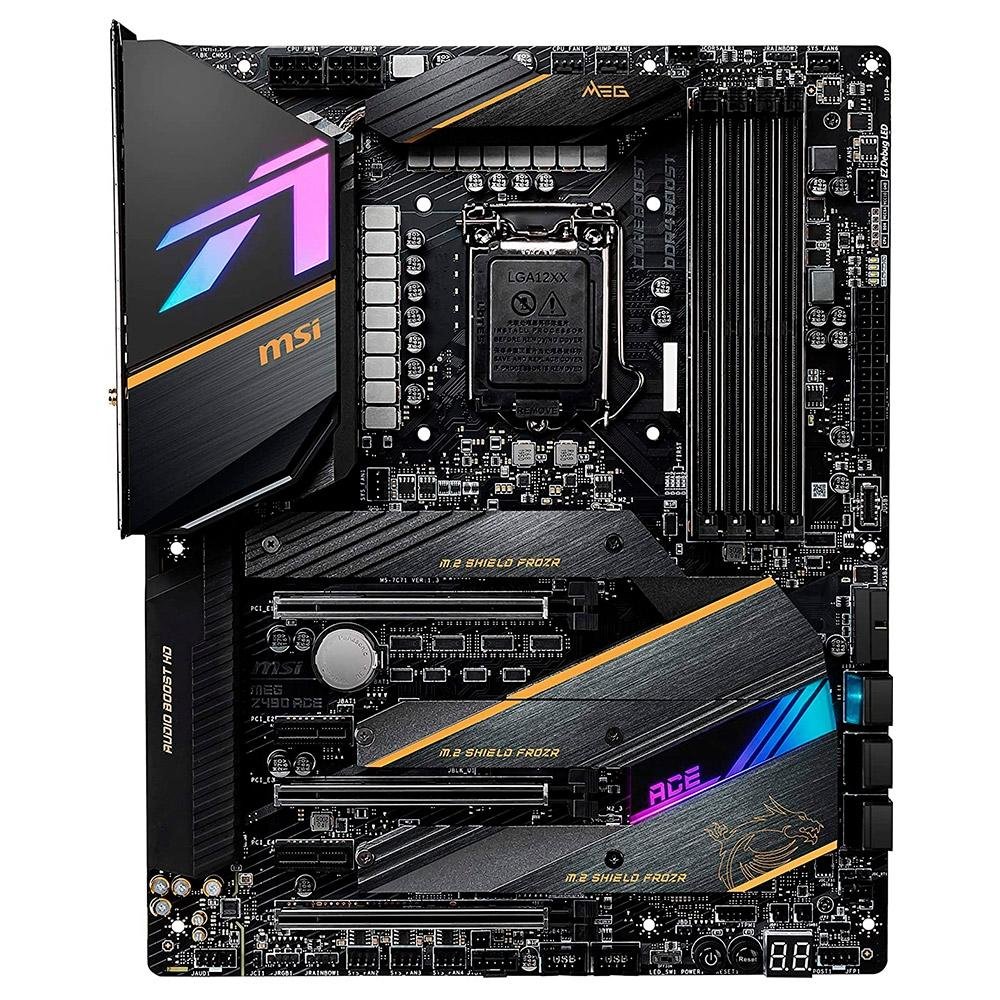 Placa Mãe MSI MEG Z490 Ace, Intel LGA 1200, ATX, DDR4 | KaBuM!