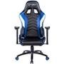 Cadeira Gamer Husky Gaming Storm, Azul, Preto e Branco, Com Almofadas, Reclinável, Descanso de Braço 2D - HST-BBW