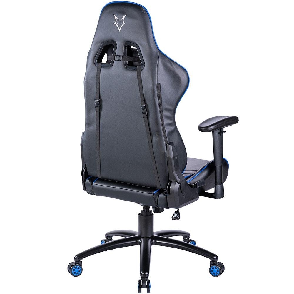 Cadeira Gamer Husky Gaming Storm, Azul, Preto e Branco, Com Almofadas, Reclinável, Descanso de Braço 2D - HST-BBW Cadeira Gamer Husky Gaming Storm, Azul, Preto e Branco, Com Almofadas, Reclinável, Descanso de Braço 2D - HST-BBW
