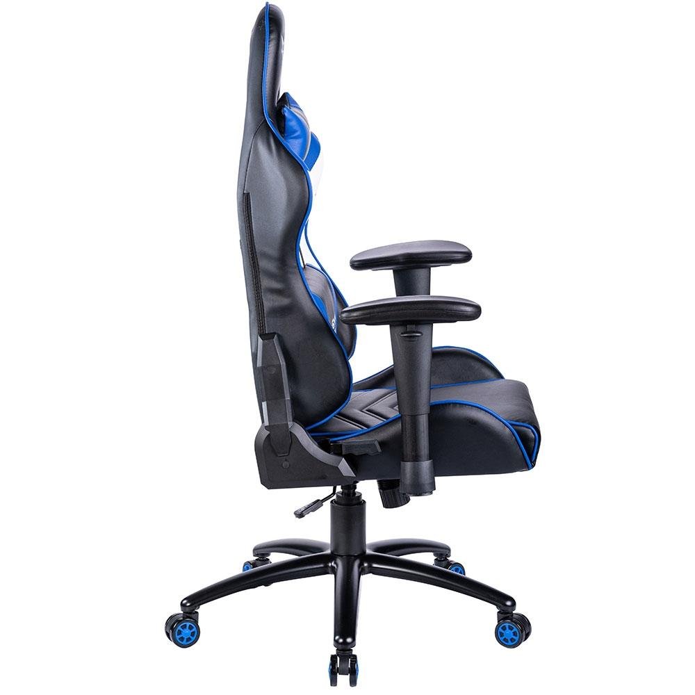 Cadeira Gamer Husky Gaming Storm, Azul, Preto e Branco, Com Almofadas, Reclinável, Descanso de Braço 2D - HST-BBW Cadeira Gamer Husky Gaming Storm, Azul, Preto e Branco, Com Almofadas, Reclinável, Descanso de Braço 2D - HST-BBW