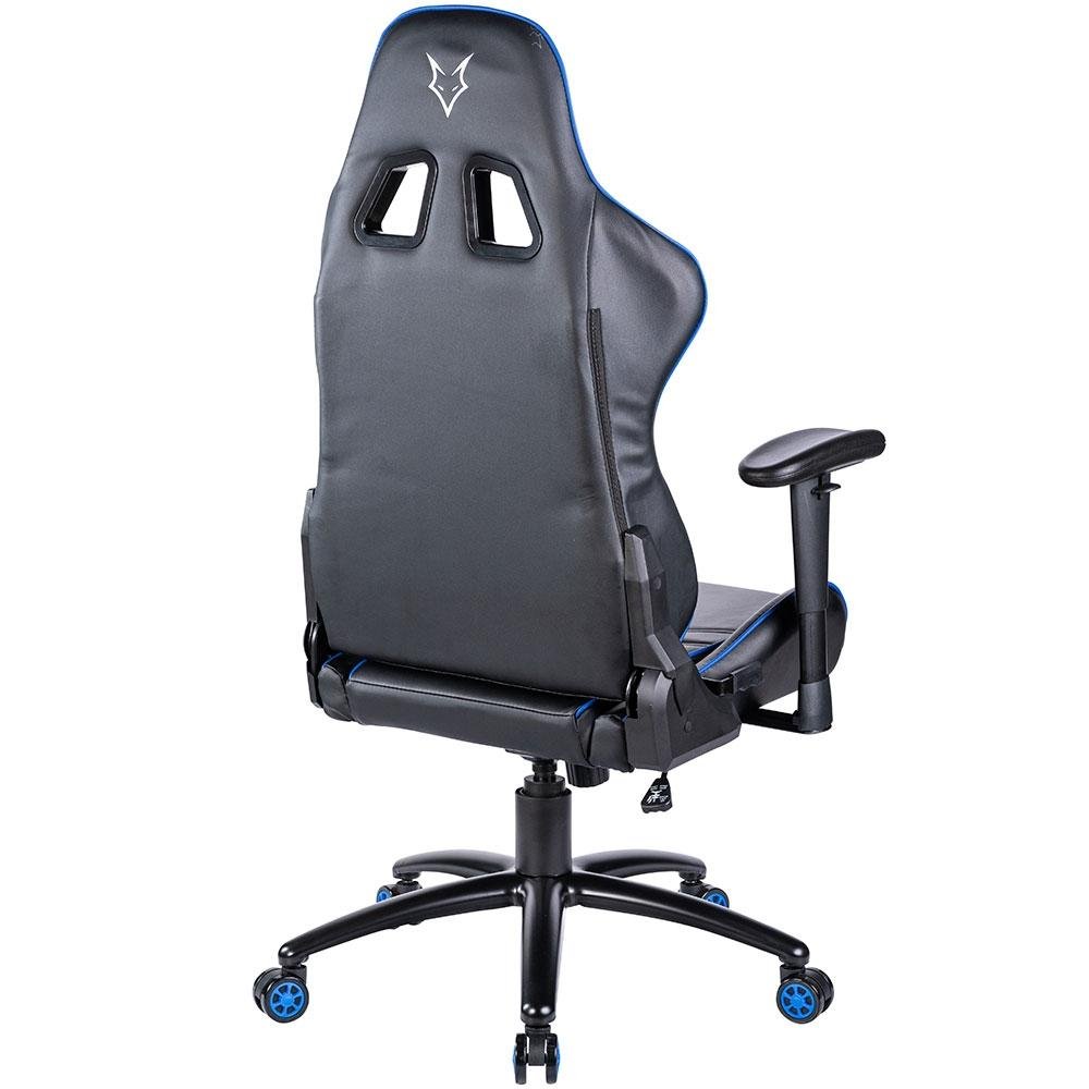 Cadeira Gamer Husky Gaming Storm, Azul, Preto e Branco, Com Almofadas, Reclinável, Descanso de Braço 2D - HST-BBW Cadeira Gamer Husky Gaming Storm, Azul, Preto e Branco, Com Almofadas, Reclinável, Descanso de Braço 2D - HST-BBW