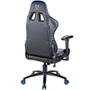 Cadeira Gamer Husky Gaming Storm, Azul, Preto e Branco, Com Almofadas, Reclinável, Descanso de Braço 2D - HST-BBW