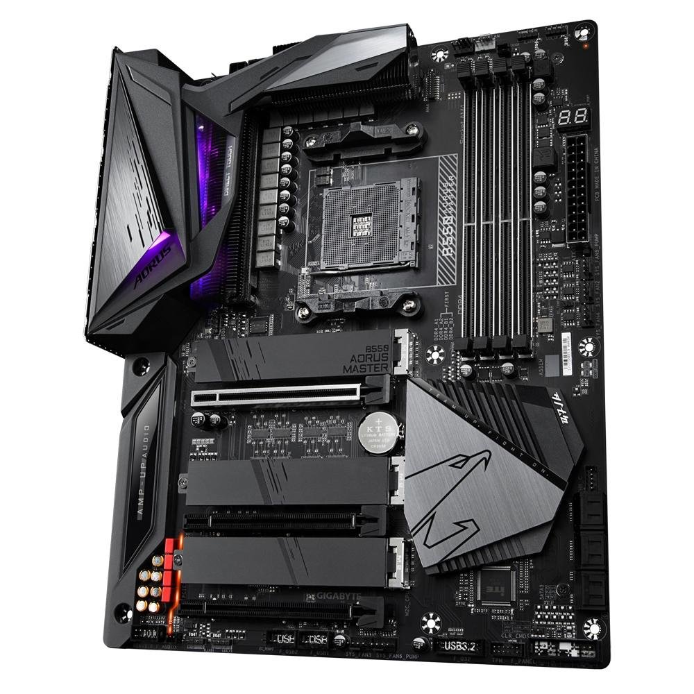 Placa Mãe Gigabyte B550 Aorus Master, AMD AM4, ATX, DDR4 | KaBuM!