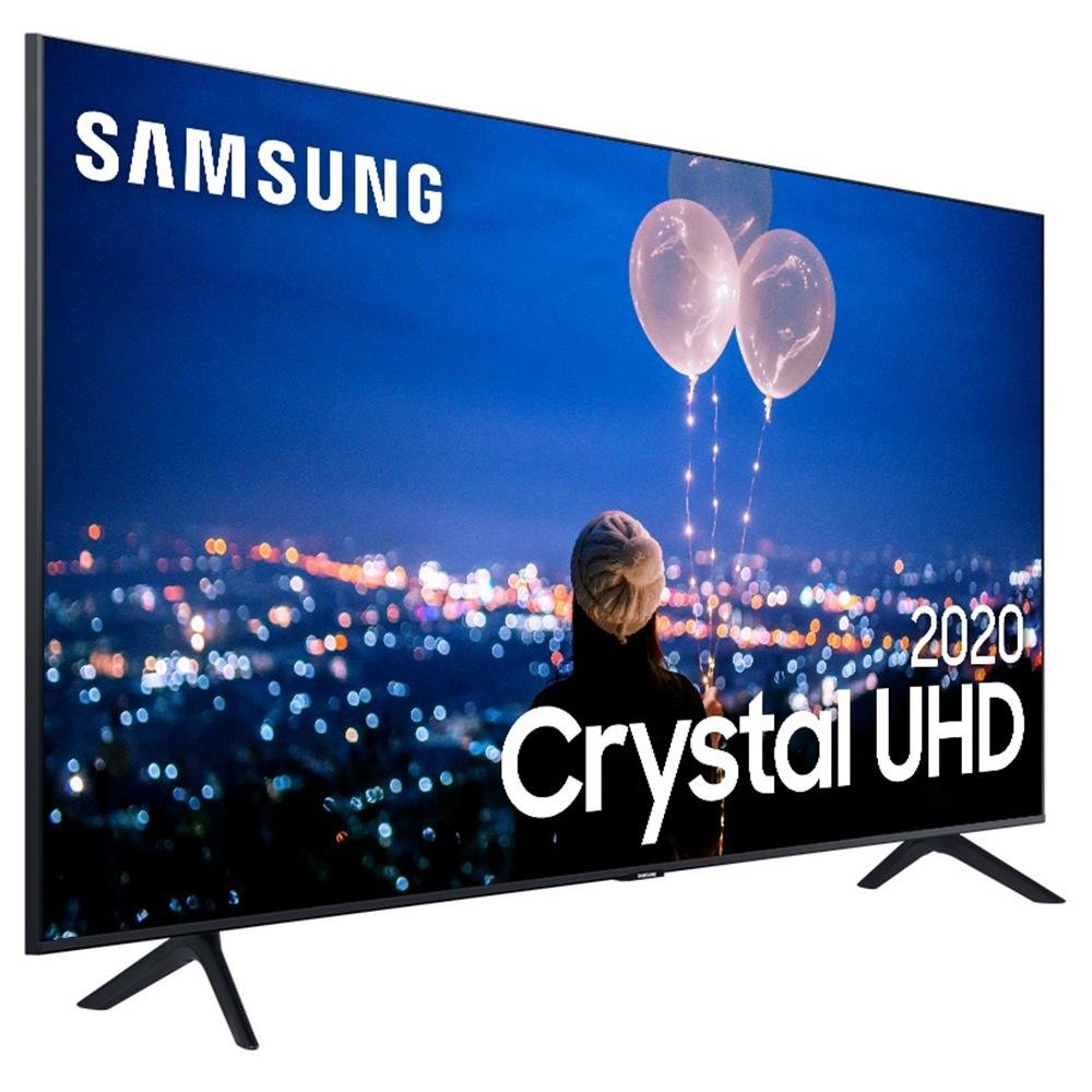 T.V Smart TV Samsung 82 Polegadas Crystal UHD 4K, 3 HDMI, Design sem