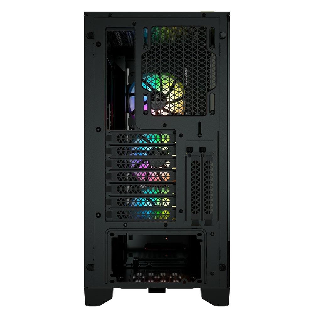 Gabinete Gamer Corsair iCUE 4000X, RGB, Mid-Tower, ATX, Lateral e