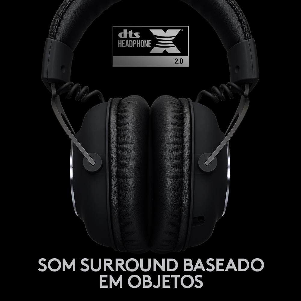 Headset Gamer Sem Fio Logitech G PRO no | KaBuM!