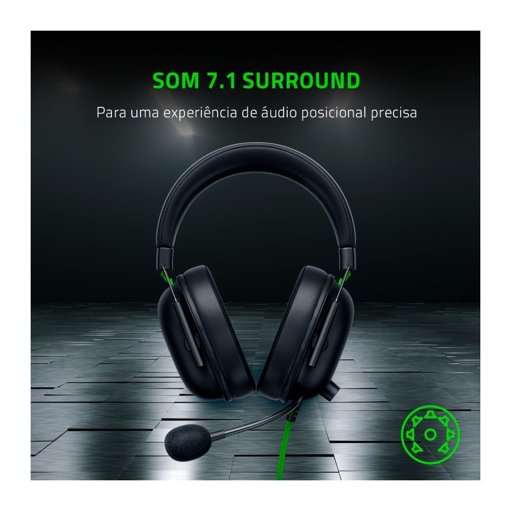Headset Gamer Razer BlackShark V2 X | KaBuM!