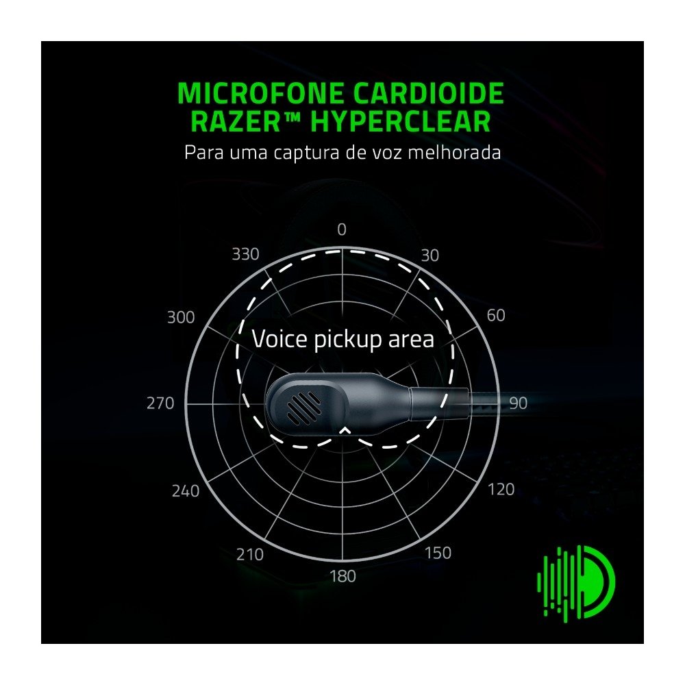 Headset Gamer Razer BlackShark V2 X, Drivers 50mm, Microfone Cardioide, Surround 7.1, 3.5 mm, Preto - RZ04-03240100 Headset Gamer Razer BlackShark V2 X, Drivers 50mm, Microfone Cardioide, Surround 7.1, 3.5 mm, Preto - RZ04-03240100