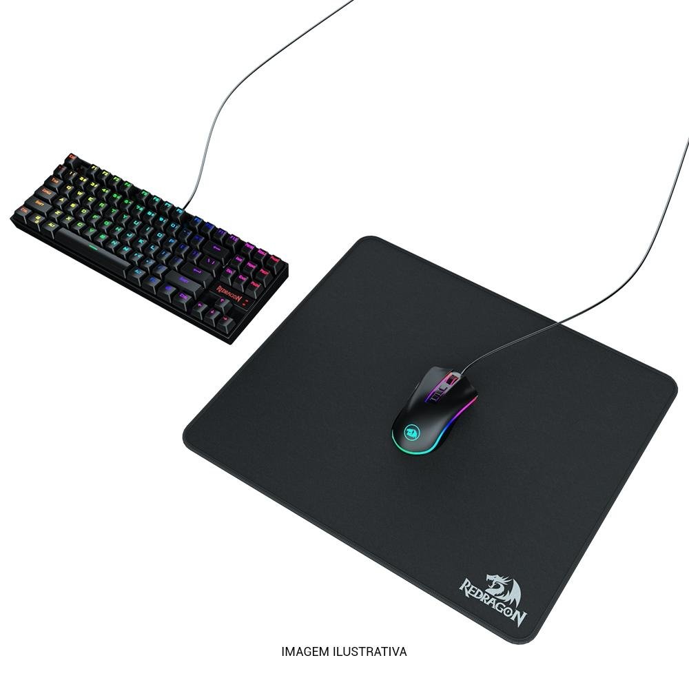 Mousepad Gamer Redragon Flick | KaBuM!