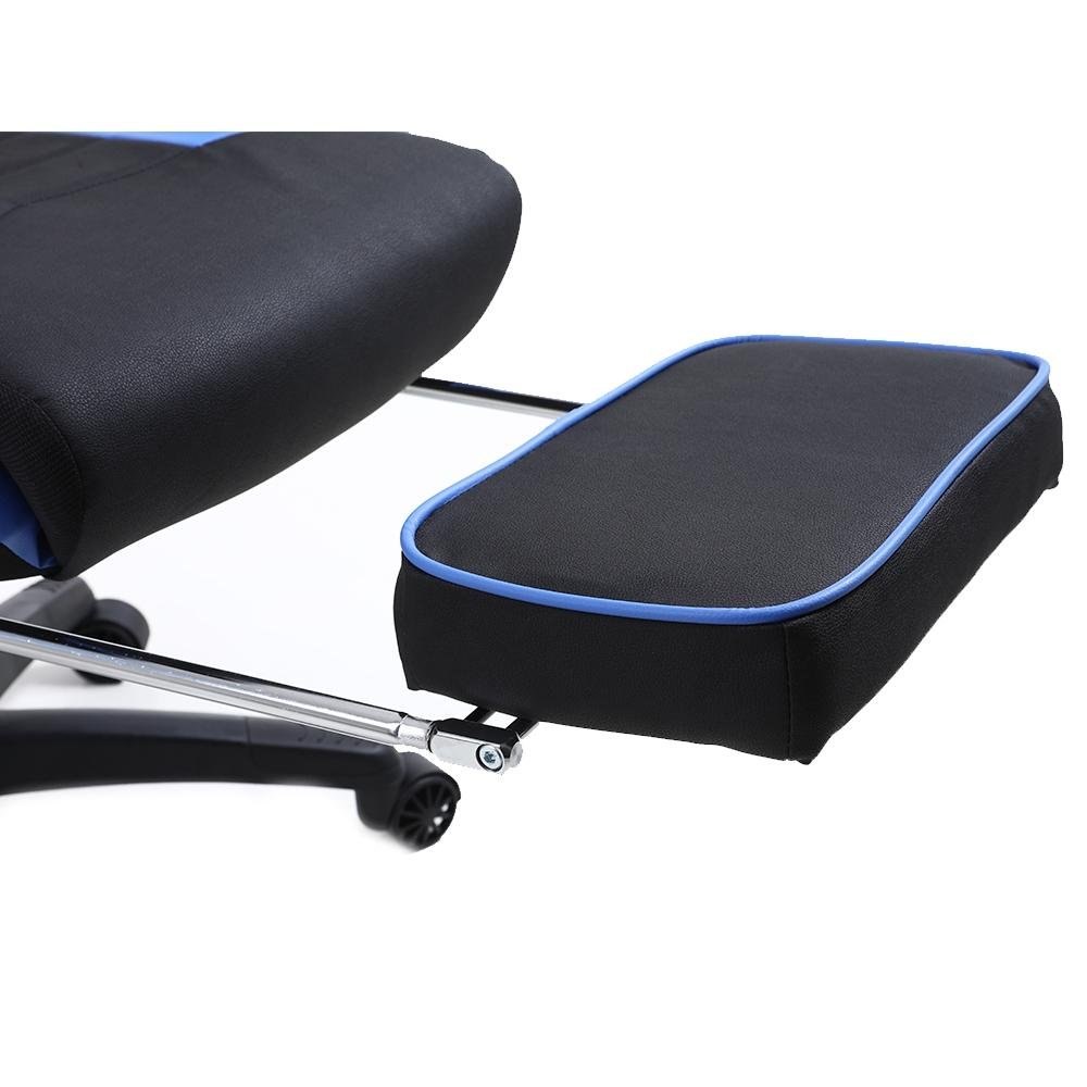 Cadeira Gamer Husky Gaming Tempest 500, Preto e Azul, Com Almofadas, Descanso Para Pernas Retrátil, Reclinável - HGMA081 Cadeira Gamer Husky Gaming Tempest 500, Preto e Azul, Com Almofadas, Descanso Para Pernas Retrátil, Reclinável - HGMA081