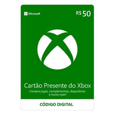 Gift Card Xbox: 50 Reais - Código Digital | KaBuM!