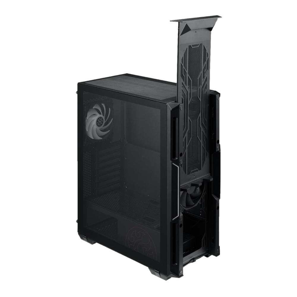 Gabinete Gamer XPG Starker Compact, Mid Tower, Lateral em Vidro Temperado, 2x Cooler Fan ARGB, Preto - 75260179 Gabinete Gamer XPG Starker Compact, Mid Tower, Lateral em Vidro Temperado, 2x Cooler Fan ARGB, Preto - 75260179