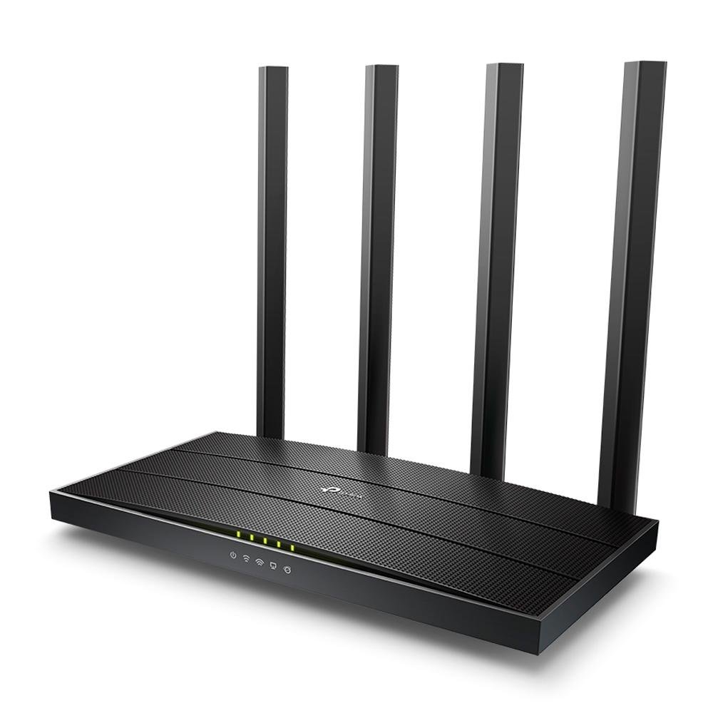 Roteador TP-Link Archer C6 V4, AC1300, MU-MIMO, Wireless Dual Band, 4x Antenas, Portas 4x Gigabit (1x WAN, 4x LAN) - TPN0254