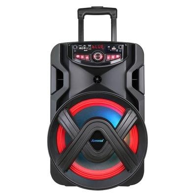 Caixa Amplificada Amvox ACA 401 Tsunami 400W RMS, Bluetooth, Rádio