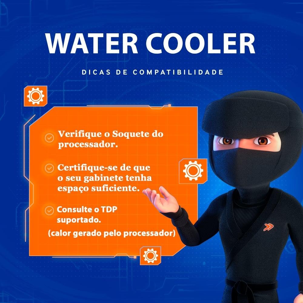 Water Cooler Corsair H55, RGB, 120mm, AMD/Intel, Preto - CW-9060052-WW Water Cooler Corsair H55, RGB, 120mm, AMD/Intel, Preto - CW-9060052-WW