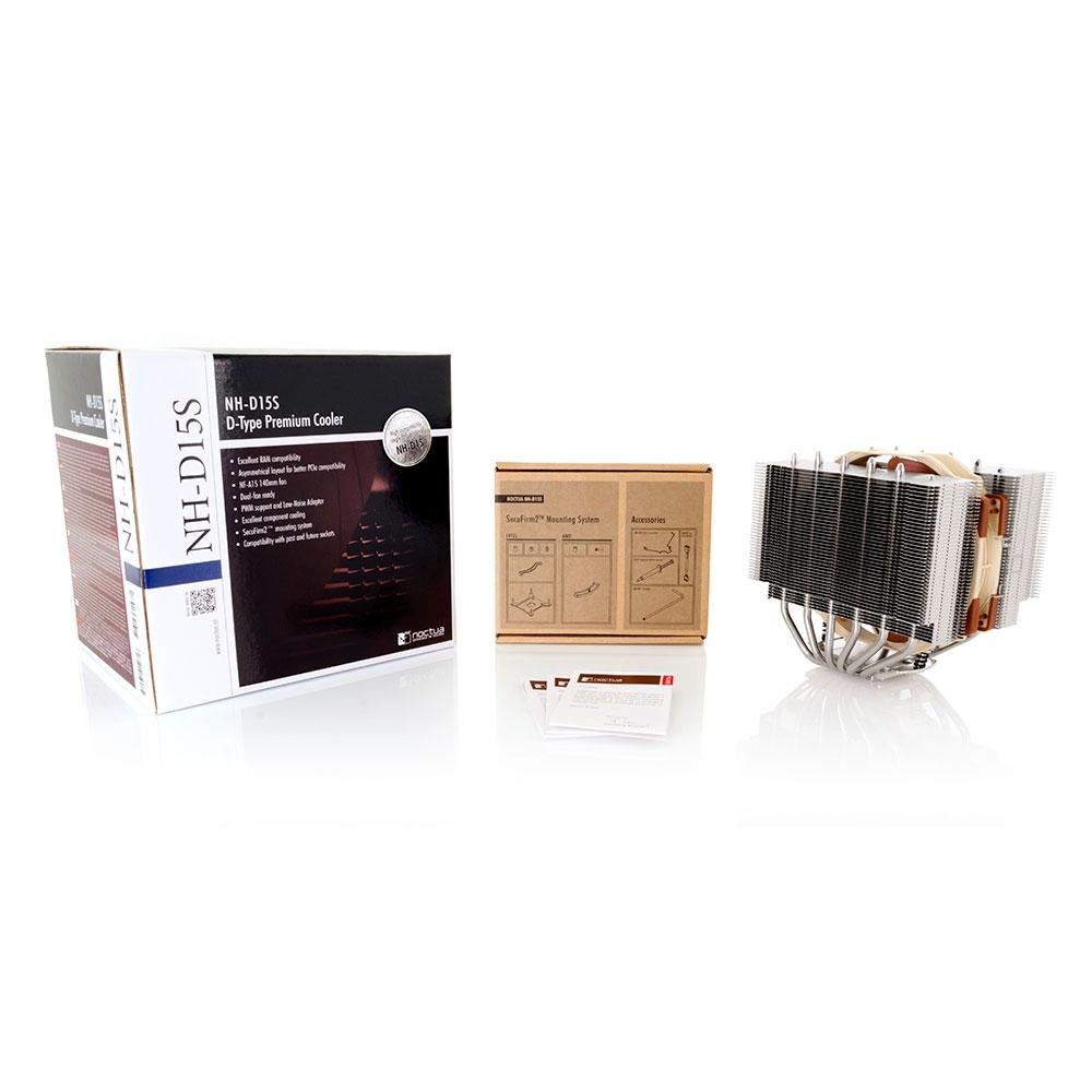Air Cooler Noctua, AMD/Intel, 140mm, Prata - NH-D15S Air Cooler Noctua, AMD/Intel, 140mm, Prata - NH-D15S