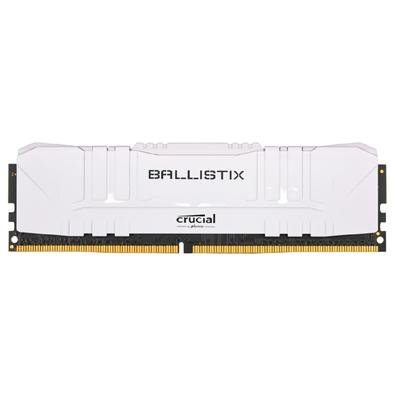 DDR4 3600 16GB (2×8GB)Crucial BALLISTIX Memória Crucial Ballistix, 8GB, 3600MHz, DDR4, CL16, Branca