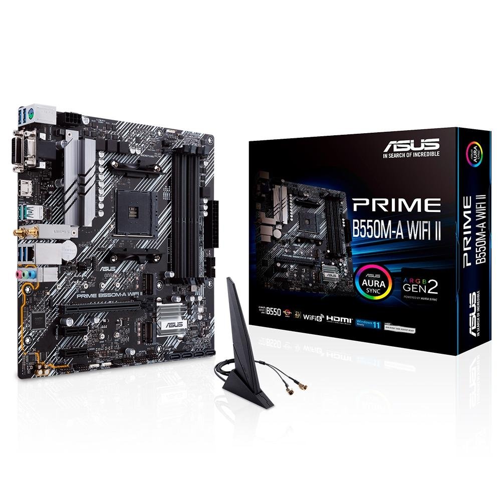 Placa Mãe Asus Prime B550M-A | KaBuM!