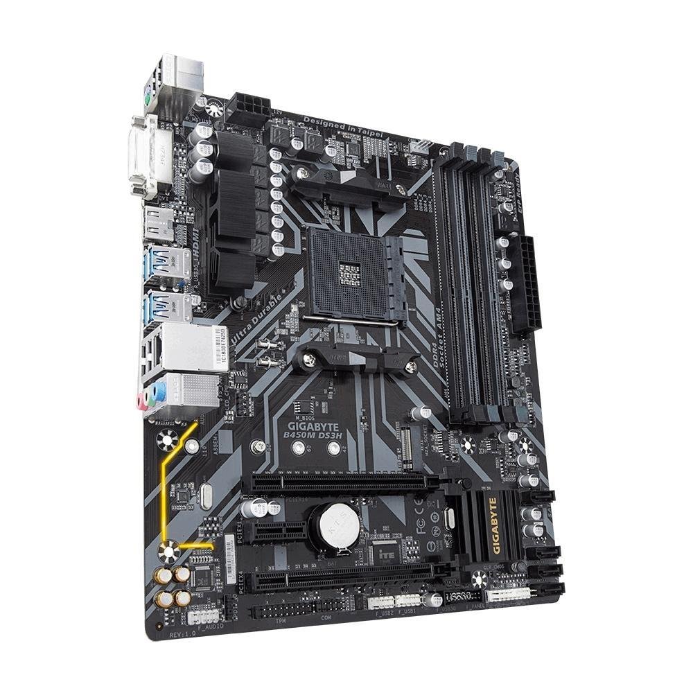 Kit Hardware Silver AMD Ryzen 5 5600G + Placa-Mãe Gigabyte B450M