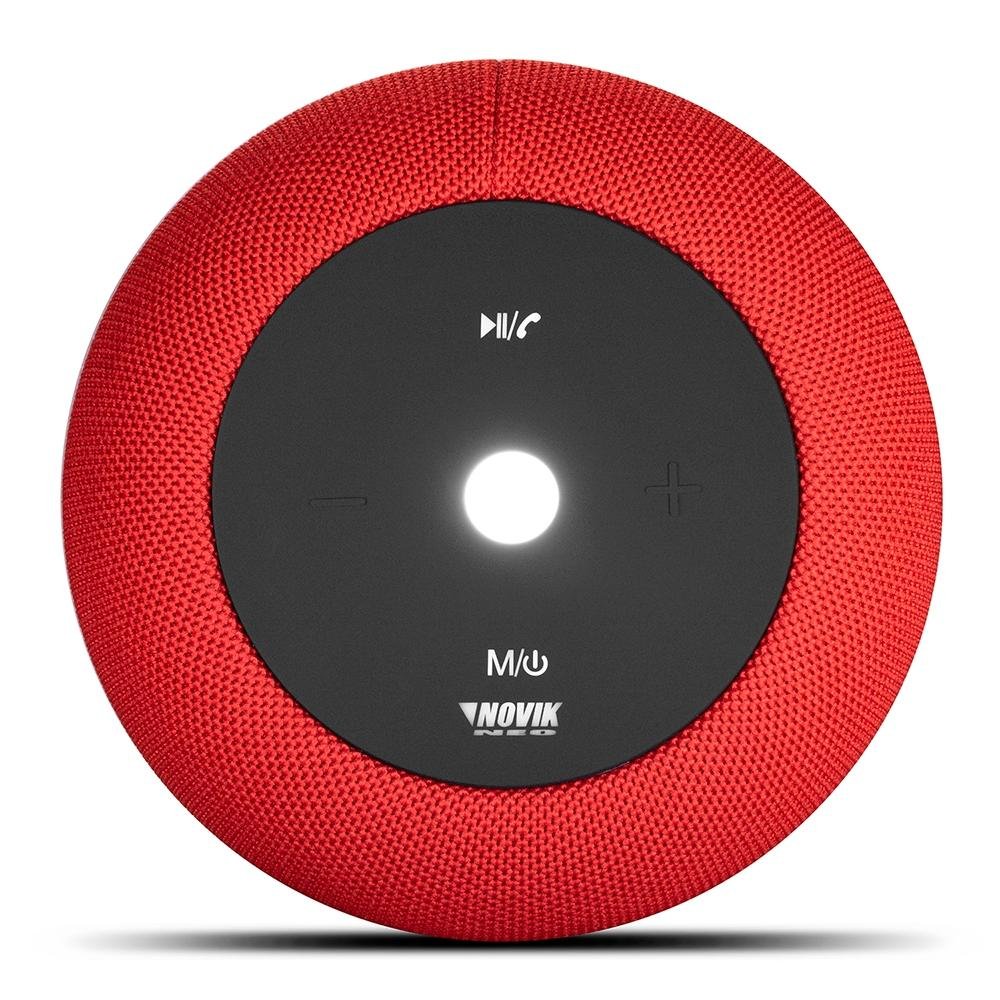Caixa de Som Portátil Novik 15W, Bluetooth, microSD, USB, Vermelho - START XL SMART