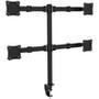 Suporte Torre ELG Multiarticulado de Mesa para 4 Monitores de 14 a 27, com Ajuste de Altura, Até 5kg, Preto - F50X4