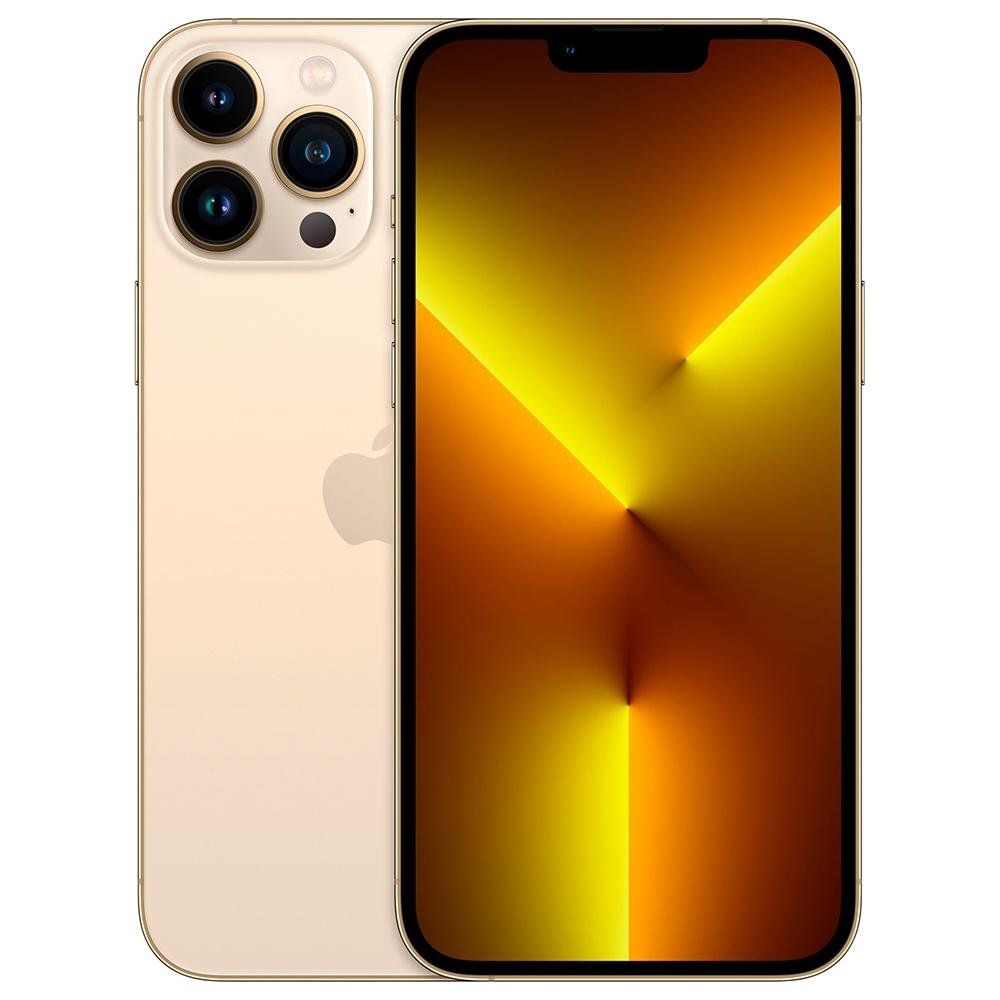 iPhone 13 Pro Max de 128GB, Dourado, 5G | KaBuM!