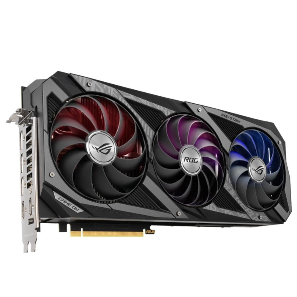 Placa de Vídeo Asus Rog Strix RTX 3080 10G V2 Gaming, LHR, DLSS